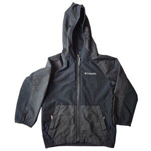 Columbia Toddler Black Rain Jacket Windbreaker 2T Omni-Shield
